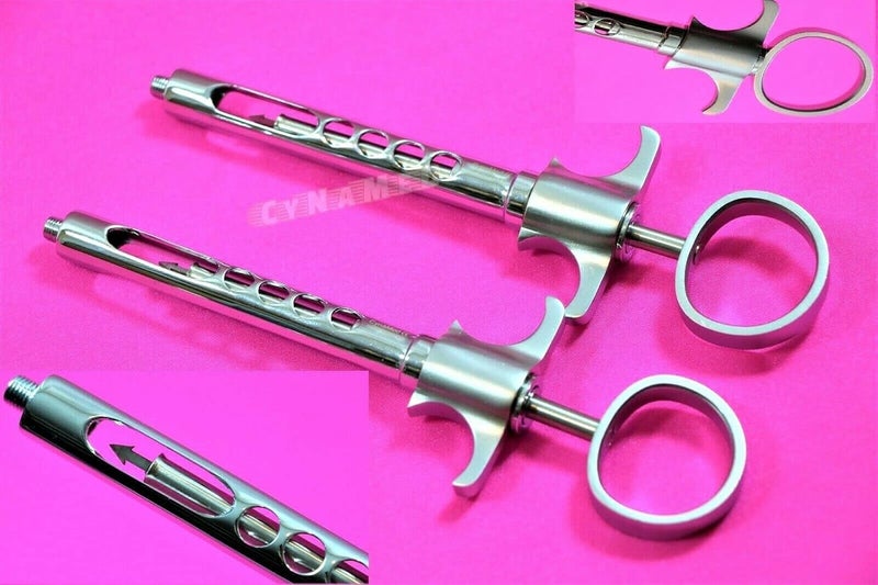 CYNAMED Premium German -Dental Syringe Aspirating 1.8ml Cartridge Auto Passive anesthetic Syringe Dental Instrument Self-Aspirating Syringe-Dental Syringe anesthetic (Set of 3 Each) - Image 2